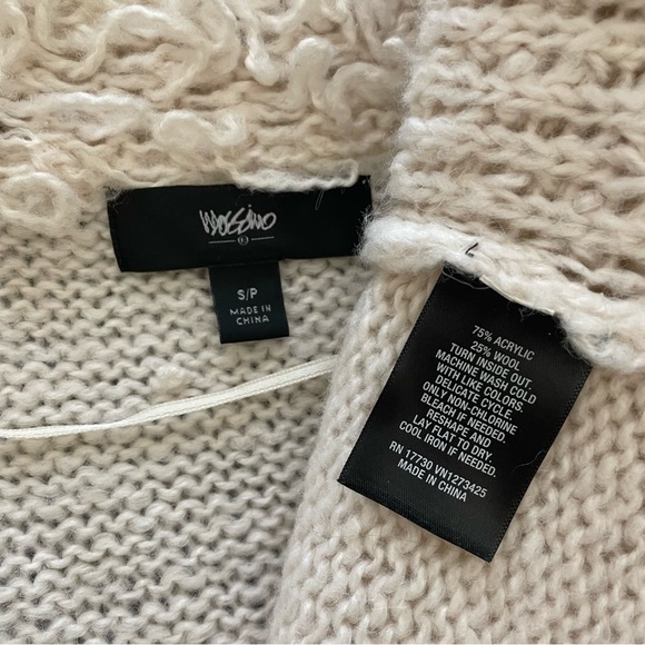 Mossimo Off White Cream Looped Yarn Sweater Vest - Picture 5 of 8